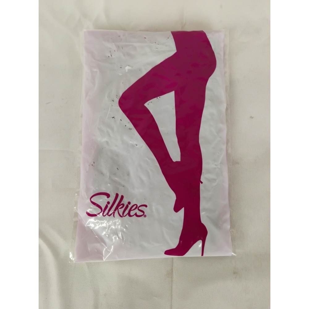 NIP Silkies Control Top‎ Medium Beige Honey Pantyhose Stockings 070202